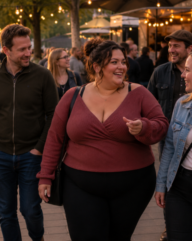 Diverse groep volwassenen wandelt en praat ontspannen tijdens een sociale activiteit aan het water